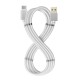 Celly USBUSBCMAGWH cable USB 1 m USB 3.2 Gen 1 (3.1 Gen 1) USB A USB C Blanco